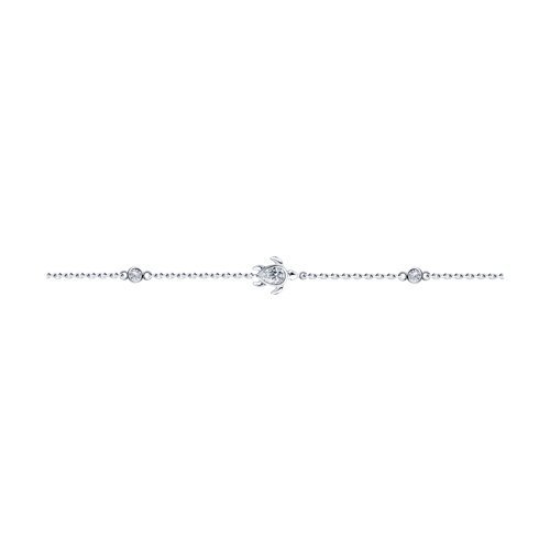 Браслет из серебра с фианитами (Арт.94050961)