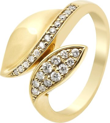 Кольцо из золота с бриллиантом (Арт.7va013jb2)