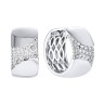 Серьги серебряные с фианитами «Ice Glow» Fresh Jewelry (арт.SL-E03000-X-W-X-X-W)