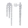 Серьги из белого золота с бриллиантами (Арт.1022084-3)
