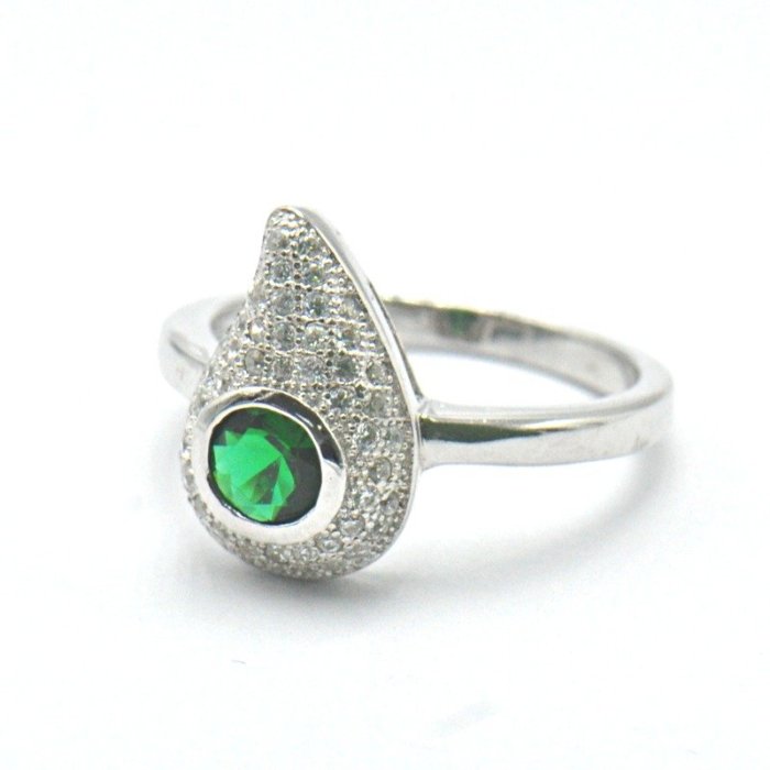 Кольцо Серебряные крылья (Арт.31qspbb00639-19_kubcirkonii)