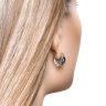 Серьги из серебра с кварцами и фианитами (Арт.92021445)
