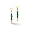 Пусеты dark green la_2033_21-0521