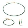 Пусеты dark green la_2033_21-0521