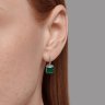 Серьги из серебра с агатами и фианитами (Арт.92022919)