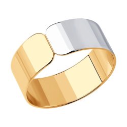 Кольцо из золочёного серебра (Арт.93-110-01622-1)