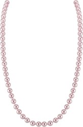 Ожерелье из ювелирного сплава с жемчугом и кристаллом swarovski (Арт.22l-mg-13)