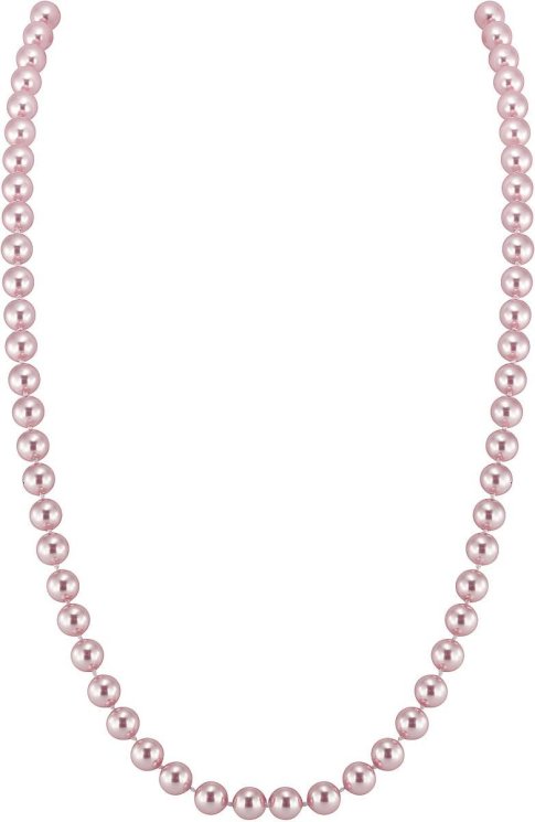 Ожерелье из ювелирного сплава с жемчугом и кристаллом swarovski (Арт.22l-mg-13)