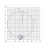 Браслет из серебра с фианитом и эмалью (Арт.94051531)