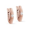 Серьги золото с бриллиантами «Городской акцент» Kabarovsky (арт.12015231000)