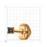 Серьга из золота с бриллиантом (Арт.51-227-01926-2)