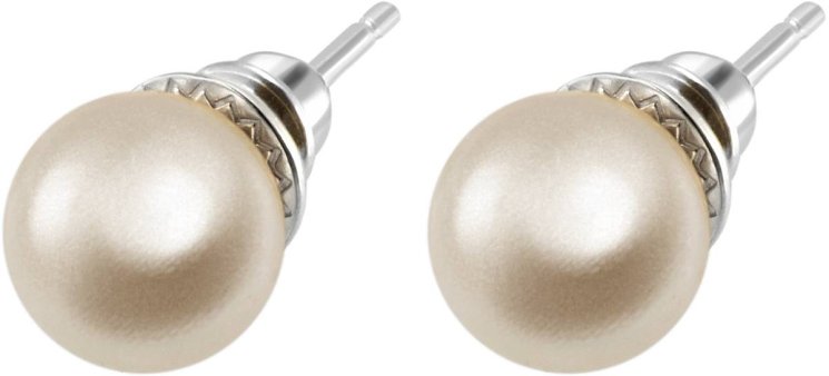 Серьги из серебра с жемчугом (Арт.aas-13-10-2-s)