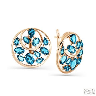 Серьги Magic stones (Арт.02-2-848-1300-010)