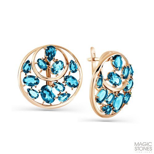 Серьги Magic stones (Арт.02-2-848-1300-010)