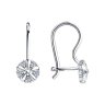 Серьги из серебра с фианитами (Арт.94021301)