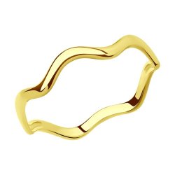 Кольцо из желтого золота (Арт.017399-2)