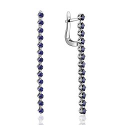 Серьги из золота Русские Самоцветы (Арт.53973)