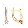 Серьги из золота с фианитами (Арт.028991)