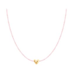 Колье золотое пробы 585 с кварцем (Арт.770519) Колье золотое пробы 585 с кварцем (Арт.770519)