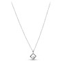 Ожерелье серебро с жемчугом «Серебряные крылья Pearl Square» Silver Wings (арт.0522-31307a)