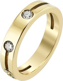 Кольцо из золота с бриллиантами VEGA Baraka (арт.AN20935B030Y/W)