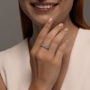 Кольцо из серебра с фианитами «Сияние линий» Соколов (арт.94014182)