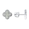 Серьги из серебра с эмалью (Арт.94026457)