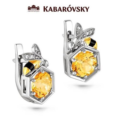 Серьги Кабаровский (Арт.12-132-2902)
