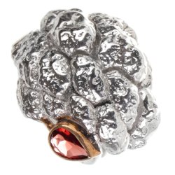 Серебряное кольцо BEAVERS с гранатом 1171g