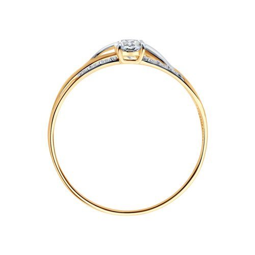 Кольцо из золота с фианитами (Арт.016932)