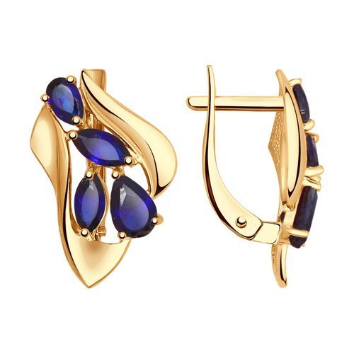 Серьги золотые пробы 585 (Арт.724804)