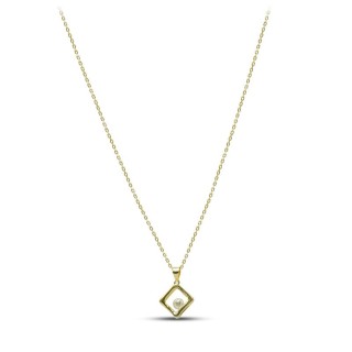 Ожерелье серебряное с жемчугом «Крылья мечты» My Jewels (арт.0522)