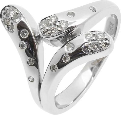 Кольцо из белого золота с бриллиантом (Арт.7vb010gb2)