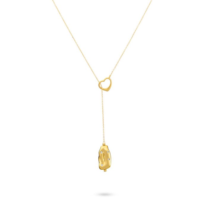 Ожерелье из серебра с куб. цирконием (Арт.rb-n323-2-x-l-x-x-w)