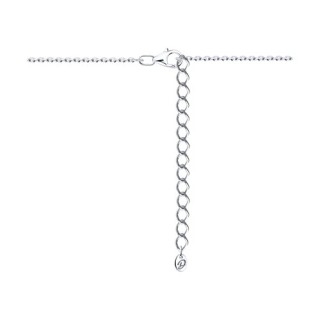 Колье из серебра с фианитами «Нежный Бант» Соколов (арт.94-170-00100-1)