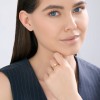 Кольцо из золота с выращенным бриллиантом «Элеганс света» Соколов (арт.1012854-5)