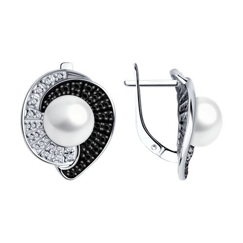 Серьги из серебра с миксом камней (Арт.94-320-01965-1) Серьги из серебра с миксом камней (Арт.94-320-01965-1)