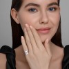 Кольцо серебряное с эмалью «Мишка-нежность» Соколов (арт.94014285)