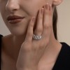 Кольцо из серебра с фианитами «Ледяной Шик» Соколов (арт.94014741)