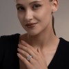 Кольцо из серебра с фианитами «Ледяной Шик» Соколов (арт.94014741)