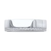 Кольцо обручальное из белого золота с бриллиантами «Линия Вечности» Соколов (арт.1110251-3)