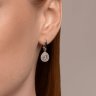 Серьги из белого золота с бриллиантами (Арт.1022240-3)