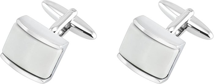 Запонки из ювелирного сплава с смолой (Арт.10-c-1044-20-e)