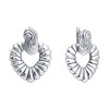 Серьги из серебра с фигурной вставкой «Объятия сердца» SOKOLOV (арт.94027304)