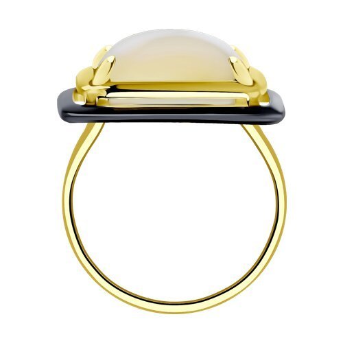 Кольцо из золоченого серебра с перламутром «Городские огни» SOKOLOV (арт.93-310-01704-2)