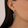 Серьга из серебра (Арт.95170017)