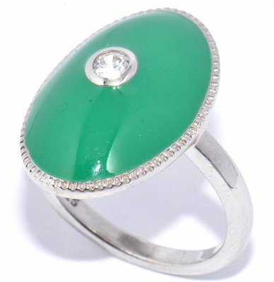 Кольцо Серебряные крылья (Арт.21ar3648z_e11r-148_jemal_kubcirkonii)