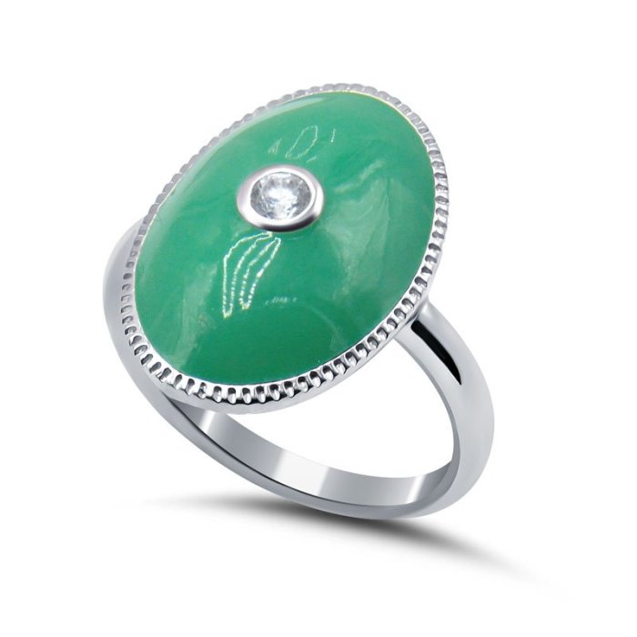 Кольцо Серебряные крылья (Арт.21ar3648z_e11r-148_jemal_kubcirkonii)