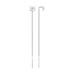 Серьги из серебра с фианитами (Арт.94-123-01444-1)
