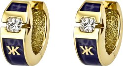 Серьги из золота с бриллиантом и эмалью (Арт.8149tkl02_6506o)